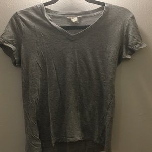 Gray V Neck